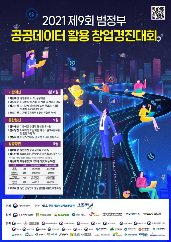 2021 제9회 범정부 공공데이터 활용 창업